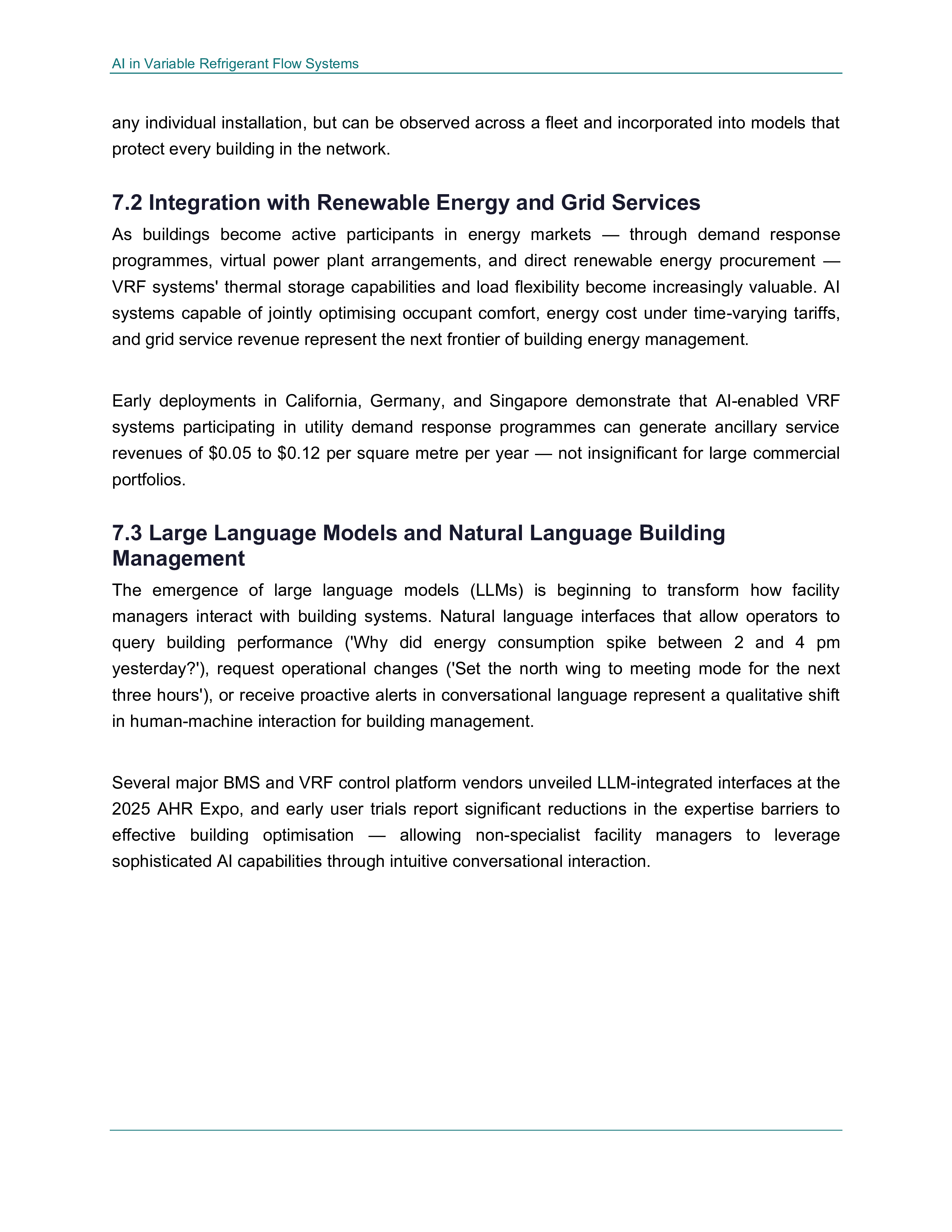 The Intelligent Climate: How Artificial Intelligence is Revolutionising Variable Refrigerant Flow Systems